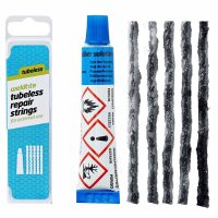 Bike Bicycle Weldtite Tubeless External Repair Strings with Rubber Solution