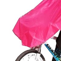 Nylon Bicycle Poncho Pink
