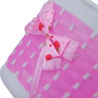 Girls Pink Bicycle Basket