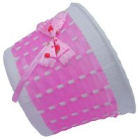 Girls Pink Bicycle Basket