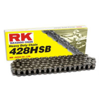 RK Racing Chain 420MXZ-130 130-Links MX Chain with Connecting Link 