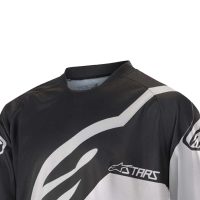 AlpineStars Youth Racer Factory Long Sleeve Jersey Black/White S - Image 3