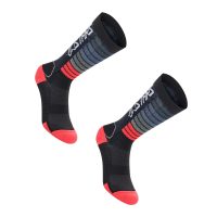 AlpineStars Drop Socks 22 Black/Bright Red L Bike Cycle Bicycle - Image 6