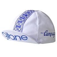 Gitane Campagnolo Retro Cotton Cycling Vintage Cap - White - Image 5