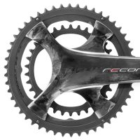 Bicycle Record 12 Speed Carbon Chainset 175mm 34/50 - Black - Image 4