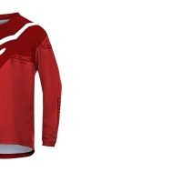 ALPINESTARS YOUTH RACER FACTORY LONG SLEEVE JERSEY 2020: BURGUNDY BRIGHT RED WHITE XL - Image 7