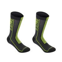 AlpineStars Summer Socks 22 Black/Acid Yellow L Bike Cycle Bicycle - Image 8