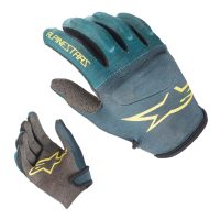 AlpineStars Youth Racer Gloves Athlantic/Emerald/Celery XS - Image 6