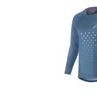 ALPINESTARS WOMEN'S JERSEY - STELLA ALPS 6.0 LS JERSEY 2020: MID BLUE L - Image 6