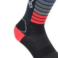 AlpineStars Drop Socks 22 Black/Bright Red L Bike Cycle Bicycle - Image 4