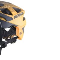 ALPINESTARS VECTOR PRO A2 HELMET 2021: MATTE EBONY/TANGERINE L - Image 2