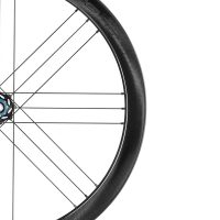 Campagnolo Bora WTO 45 Disc 2-Way Tubeless Dark Label Wheels Front - Image 3