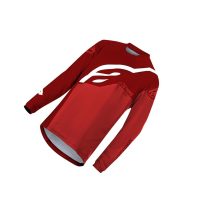 ALPINESTARS YOUTH RACER FACTORY LONG SLEEVE JERSEY 2020: BURGUNDY BRIGHT RED WHITE S - Image 3