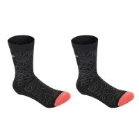 AlpineStars Drop Socks 15 Black/Mid Grey L Bike Cycle Bicycle - Image 8