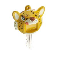 Bicycle Cable Lock Kids Crazy Stuff with Key 5 x 1200mm Leopard - Image 2
