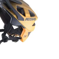 ALPINESTARS VECTOR PRO A2 HELMET 2021: MATTE EBONY/TANGERINE L - Image 4