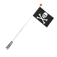 Flag With Pole And Bicycle Mounting Bracket