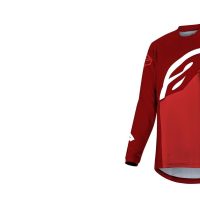 ALPINESTARS YOUTH RACER FACTORY LONG SLEEVE JERSEY 2020: BURGUNDY BRIGHT RED WHITE M - Image 6