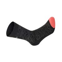 AlpineStars Drop Socks 15 Black/Mid Grey L Bike Cycle Bicycle - Image 2