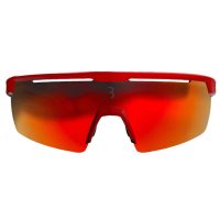 BBB BSG-57 Avenger Cycle Bike Sunglasses Metallic Red Black Tips Red Lenses - Image 3