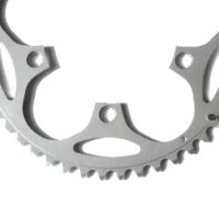 Stronglight Dural 5083 130 PCD Bike MTB Chainring 9/10 Speed Silver 42T Inner - Image 6