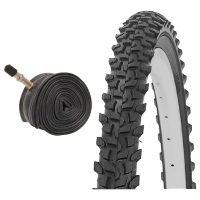 Mountain Bike Tyre with Schrader Tube 24" x 1.75