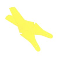 2 Pack Bicycle Rear Mudguard Splash Bike Saddle Ass Saver Mud Guard Road MTB[Lime Yellow,JE190-LIMYL] - Image 3