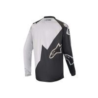 AlpineStars Youth Racer Factory Long Sleeve Jersey Black/White XL - Image 2