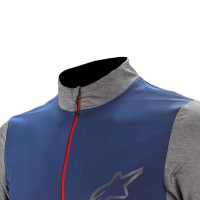 AlpineStars Nevada Long Sleeve Jersay Melange/Grey/Mid Blue XL - Image 3