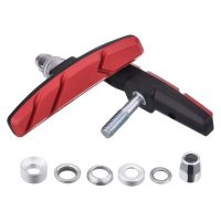 1 Pair V Brake Blocks Cycle Bike Bicycle Mtb Mountain Bike Brake Blocks Pads Red - Image 7