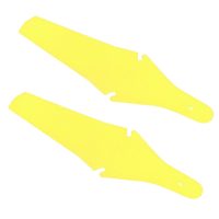 2 Pack Bicycle Rear Mudguard Splash Bike Saddle Ass Saver Mud Guard Road MTB[Lime Yellow,JE190-LIMYL] - Image 4