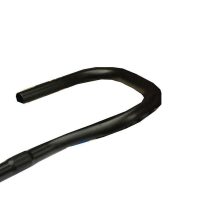 Bicycle Butterfly Bend Handlebar 25.4mm Trekking Cycling Road Mountain Bike Black - Image 3