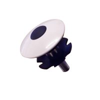 1.1/8 Bike Star Washer Bolt & Bicycle Top Cap for Alloy Headset Acor White" - Image 2