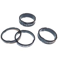 1.1/8 CNC Design Alloy Headset Spacers 28.6mmSet of 4 spacers Acor Black" - Image 3