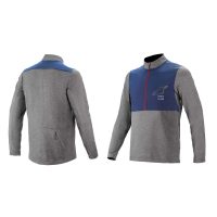 AlpineStars Nevada Long Sleeve Jersay Melange/Grey/Mid Blue XL - Image 8