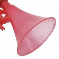 Portable Traditional Air Squeeze Honking Horns Plastic red