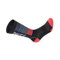 AlpineStars Drop Socks 22 Black/Bright Red L Bike Cycle Bicycle - Image 2