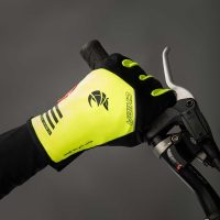 Chiba 2nd Skin Waterproof & Windprotect Glove in Neon Yellow Small - Image 4