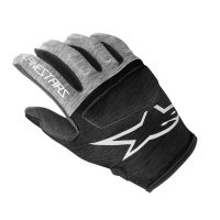 AlpineStars Youth Racer Gloves Black/Melange/Grey/White L - Image 4