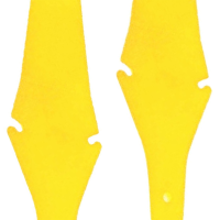 2 Pack Bicycle Rear Mudguard Splash Bike Saddle Ass Saver Mud Guard Road MTB[Lime Yellow,JE190-LIMYL] - Image 8