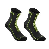 AlpineStars Summer Socks 15 Black/Acid Yellow S Bike Cycle Bicycle - Image 8