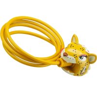 Bicycle Cable Lock Kids Crazy Stuff with Key 5 x 1200mm Leopard - Image 3