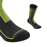 AlpineStars Summer Socks 22 Black/Acid Yellow L Bike Cycle Bicycle - Image 6