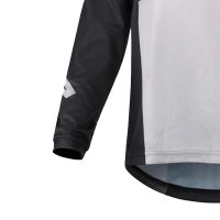 AlpineStars Youth Racer Factory Long Sleeve Jersey Black/White S - Image 4