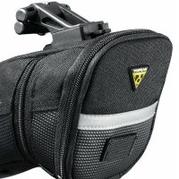 Bicycle Saddle Seat Bag Aero Wedge Pack QuickClick Mount Black Topeak Medium - Image 7