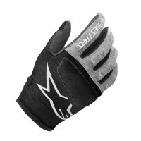 AlpineStars Youth Racer Gloves Black/Melange/Grey/White L - Image 3