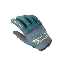 AlpineStars Youth Racer Gloves Athlantic/Emerald/Celery XS - Image 3