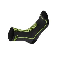 AlpineStars Summer Socks 15 Black/Acid Yellow S Bike Cycle Bicycle - Image 2