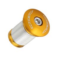 1.1/8 Reuseable 2-Step Design Ahead Plug for Fork Steerers Acor 28.6mm Gold" - Image 2