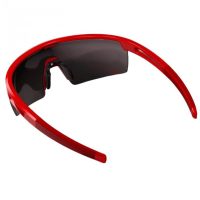 BBB BSG-57 Avenger Cycle Bike Sunglasses Metallic Red Black Tips Red Lenses - Image 6